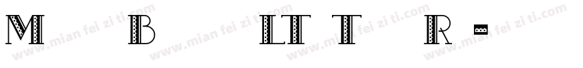MetroBlack LT Two Re字体转换